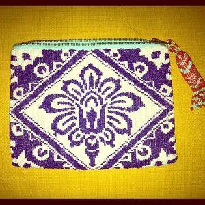 Anthropology Jasper & Jeera Beaded Clutch